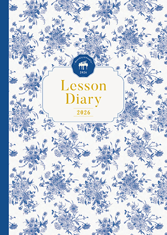 ピアノ指導者お役立ち「レッスン手帳2026」マンスリー＆ウィークリー